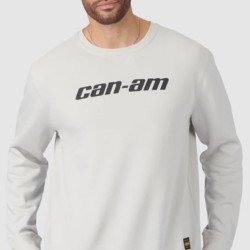 Can-Am Men's Signature Crew Fleece Warm Grey marime S 4546410415