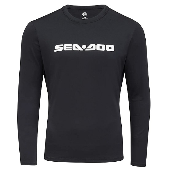 Bluza Sea-Doo Long Sleeve Rashguard Signature marime S Black 4544590490 Bluza Sea-Doo Long Sleeve Rashguard Signature marime S Black 4544590490