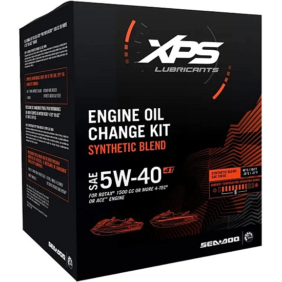 Kit schimb ulei Sea-Doo XPS 4T 5W-40 amestec sintetic 9779950 Kit schimb ulei Sea-Doo XPS 4T 5W-40 amestec sintetic 9779950
