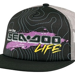 Sapca Sea-Doo Branded Mesh-backed Flat Cap Retro 4546880090