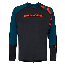 Sea-Doo Catching Waves Long Sleeve Rashguard Blue marime M 4543090680