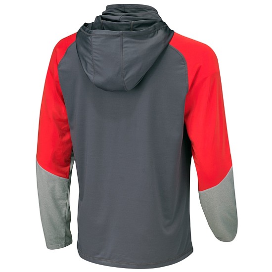 Sea-Doo Cooling UV Protection Hooded Shirt Lava Red marime L 4546590917 Sea-Doo Cooling UV Protection Hooded Shirt Lava Red marime L 4546590917