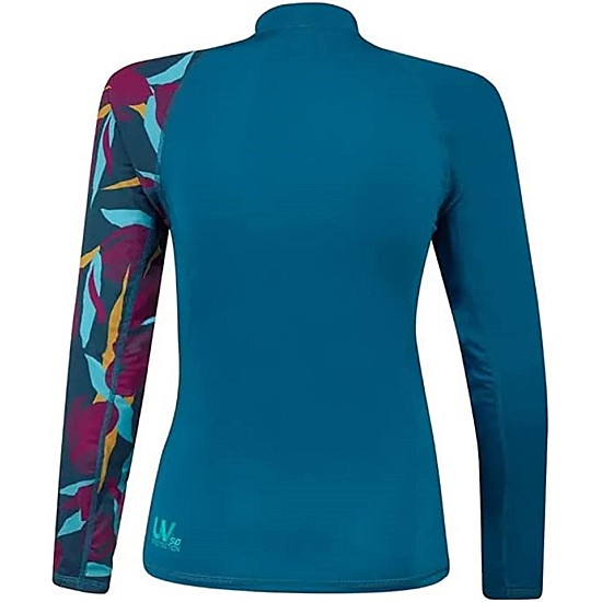 Sea-Doo Women's Exotic Long Sleeve Rashguard Navy marime S 4543180489 Sea-Doo Women's Exotic Long Sleeve Rashguard Navy marime S 4543180489