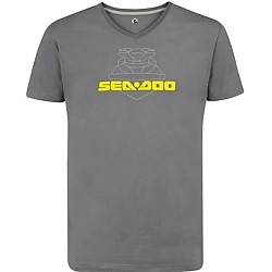 Tricou Sea-Doo Men's Throttle T-Shirt Grey marime M 4543050607