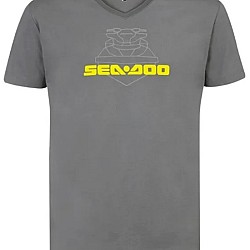 Tricou Sea-Doo Men's Throttle T-Shirt Grey marime M 4543050607
