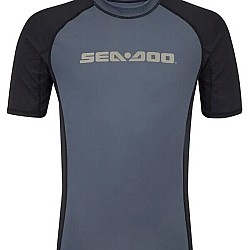 Tricou Sea-Doo Short Sleeve Rashguard Signature marime M Black 2867940690