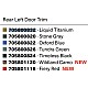 Ornamente colorate usi spate Door Trims Can-Am Traxter 705800832