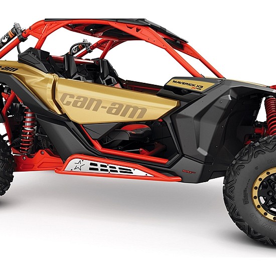 Aparatori Can-Am Maverick X3 Lonestar Racing Rock Sliders - rosii 715004165