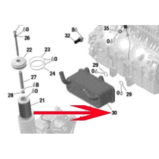 Radiator ulei Sea-Doo 420888878