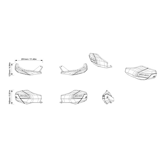 Aparatori maini Can-Am Outlander XT 715010296