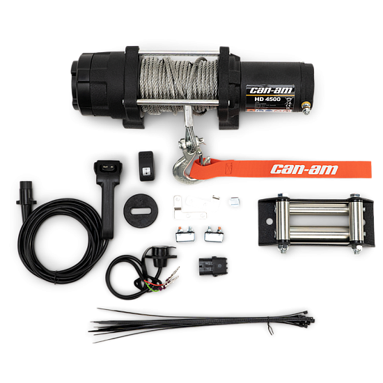 Troliu 2041 kg cablu otel Can-Am HD 4500 Maverick R 715006416