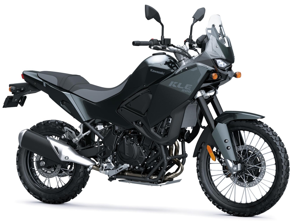Kawasaki KLE500 2026 | Motocicleta Adventure 451 cmc, Bicilindru, ABS
