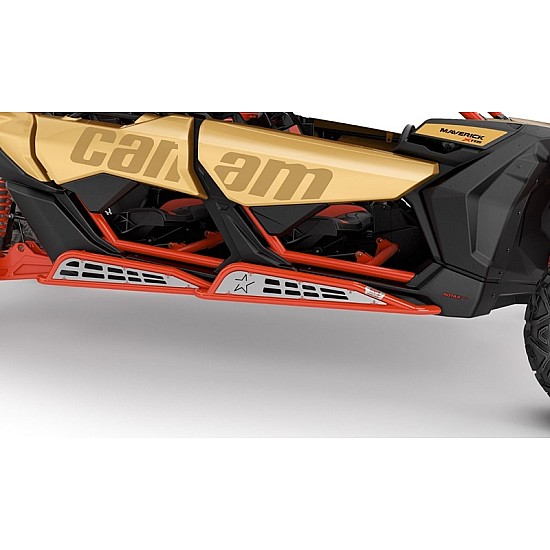 Protectii laterale Lonestar Racing Rock Sliders Can-Am Maverick X3 – rosii 715004343