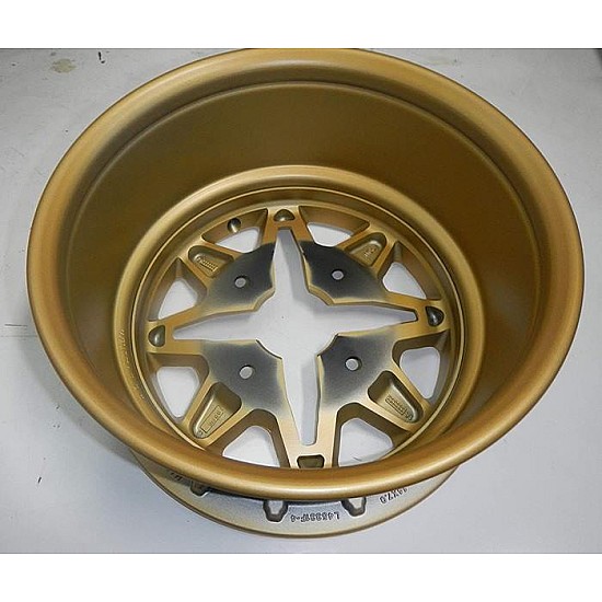 Janta fata beadlocks 14x7 Can-Am Maverick X3 Liquid Gold 705402357
