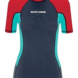 Ladies' Sea-Doo Short Sleeve Rashguard Red marime M 2867320630