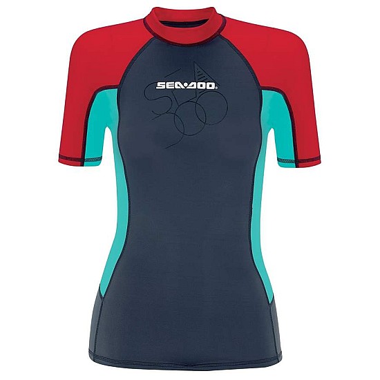 Ladies' Sea-Doo Short Sleeve Rashguard Red marime M 2867320630 Ladies' Sea-Doo Short Sleeve Rashguard Red marime M 2867320630