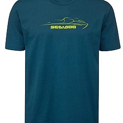 Tricou Sea-Doo Men's Logo Tee blue marime XXL 4542131480