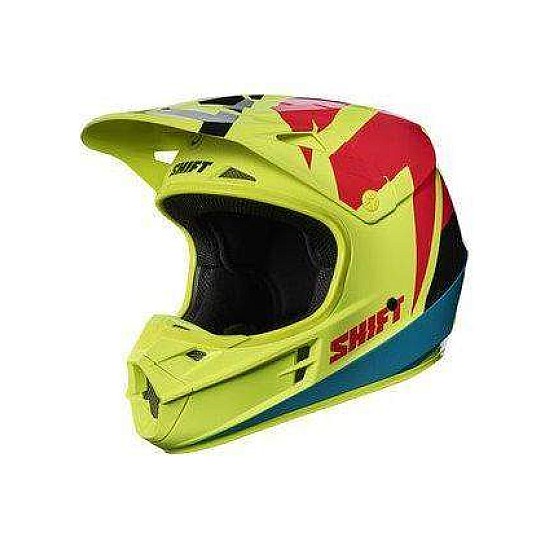 MX-HELMET WHIT 3 TARMAC HELMET ECE FLORIDA YELLOW
