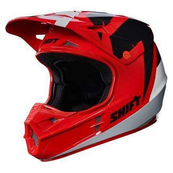MX-HELMET WHIT 3 TARMAC HELMET ECE RED