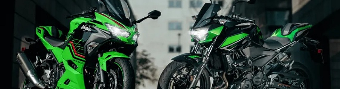 Clasa 400 cc Kawasaki revine în forță în 2023: Ninja 400 și Z400 primesc omologare Euro5