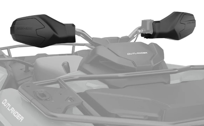 Aparatori maini ghidon pilot Can-Am G3, G3L Black 715005361
