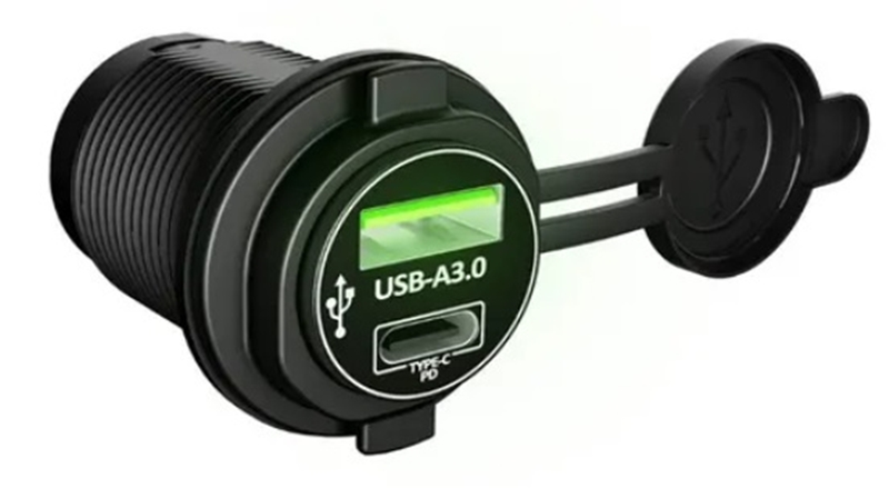 Priza USB Intelligent Power Outlet Kit Can-Am G3, G3L 715009117