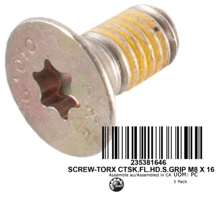 Surub Tork Flat M8X16 235381646