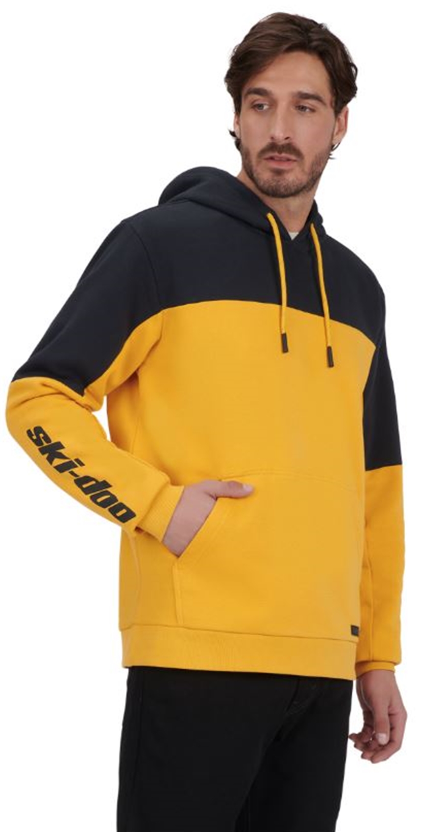 Hanorac Ski-Doo Men's Premium Pullover Hoodie Yellow marime L 4548360910