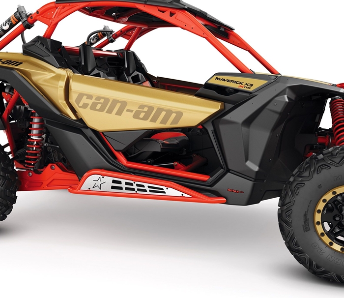 Aparatori Can-Am Maverick X3 Lonestar Racing Rock Sliders - rosii 715004165