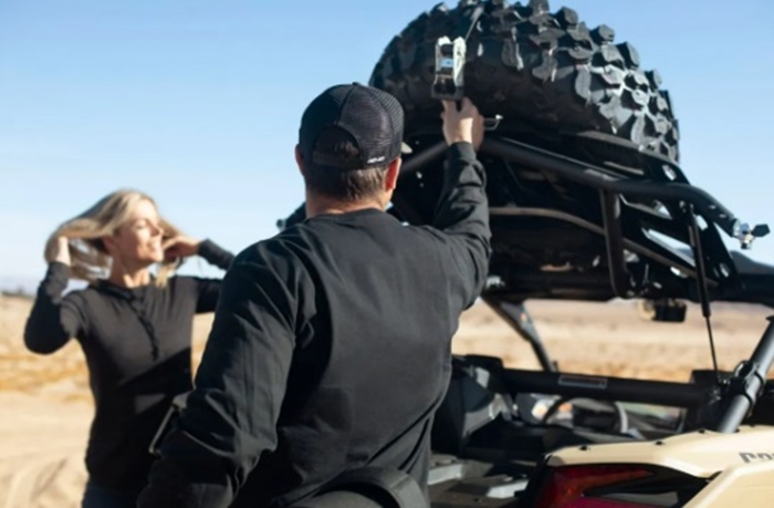 Rack portbagaj pivotant LinQ Can-Am Maverick X3 (exceptie X mr), Maverick MAX X3 - rosu 715008296
