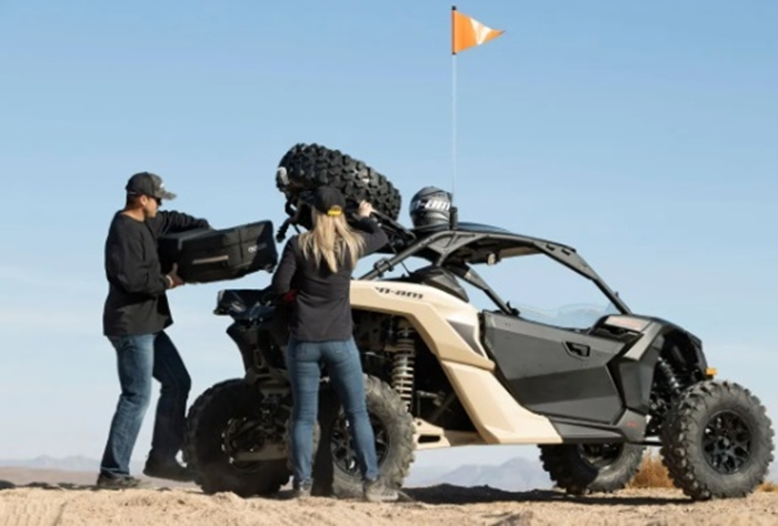 Rack portbagaj pivotant LinQ Can-Am Maverick X3 (exceptie X mr), Maverick MAX X3 - rosu 715008296