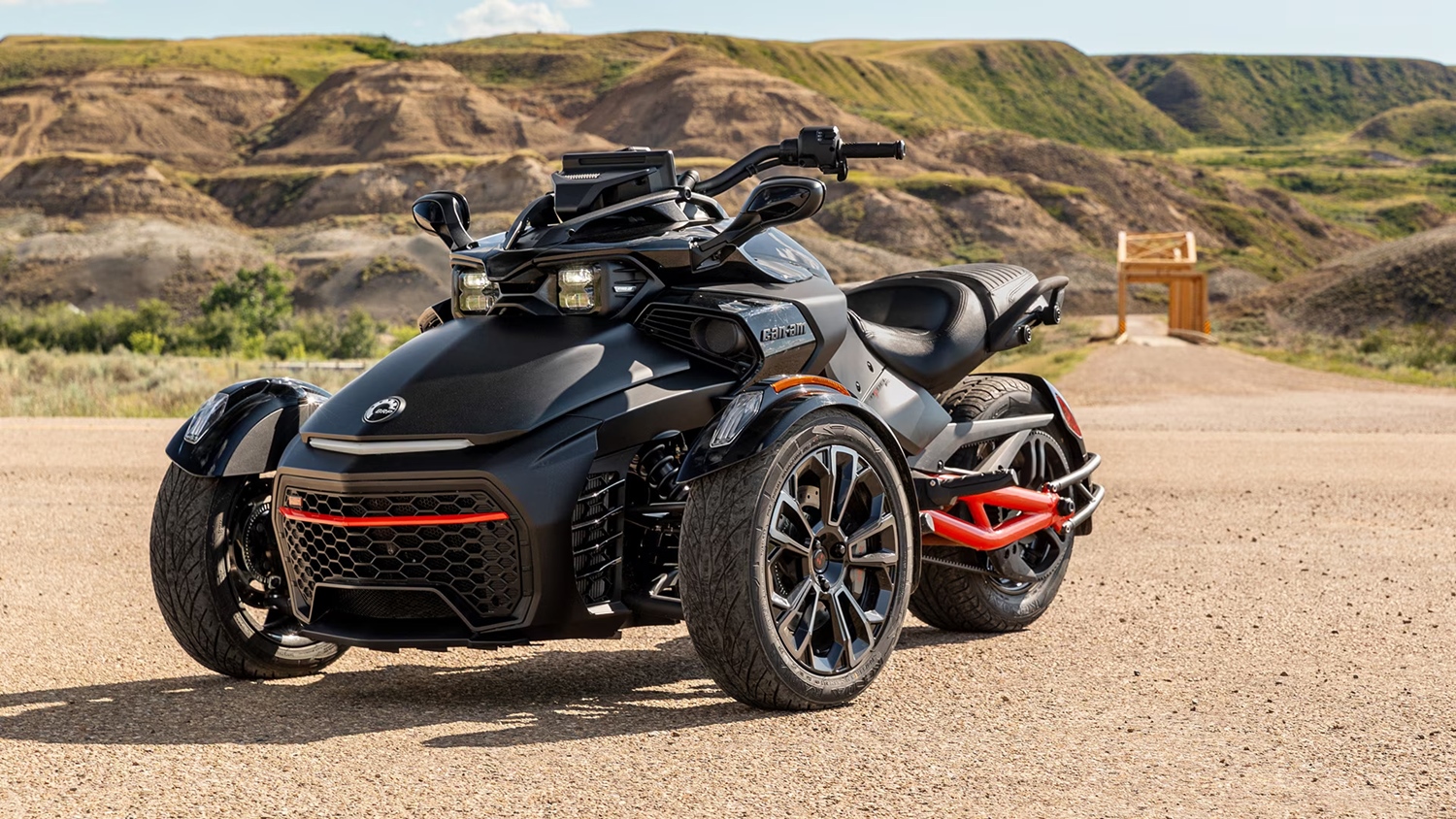 Can-Am Spyder F3-S Steel Black Metallic 2024