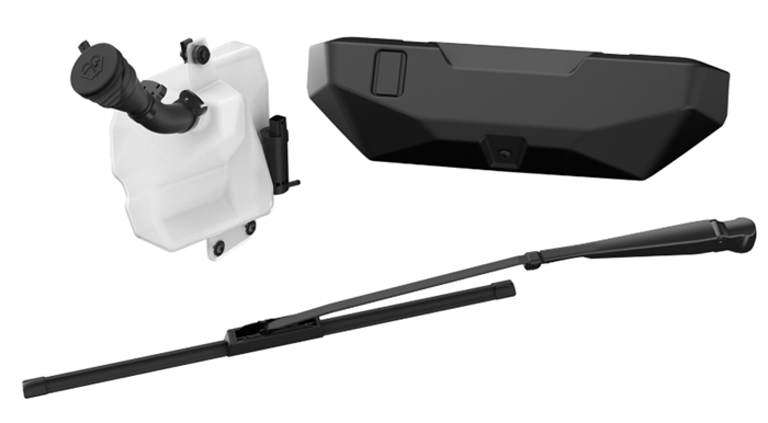 Kit Smart stergător și distribuitor de lichid PowerFlip cu funcție intermitentă pentru parbriz Maverick R, Maverick R MAX 715008555