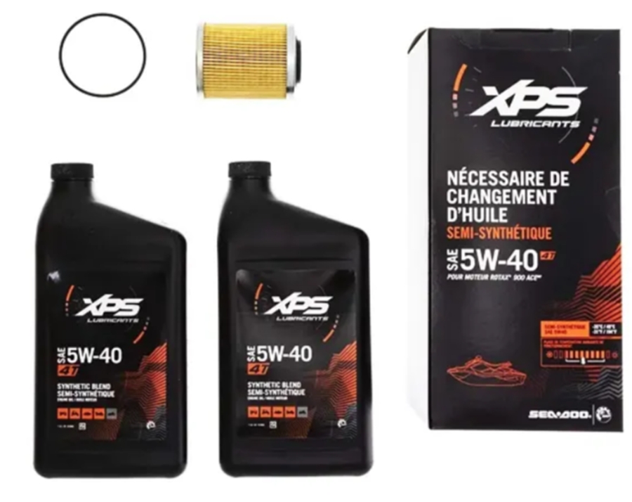 Kit schimb ulei semisintetic 5W-40 Sea-Doo Spark 900 Ace BRP XPS