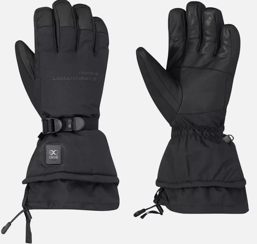 Manusi incalzite snowmobil Ski-Doo Expedition Radiant Gloves negru XL 4463461290