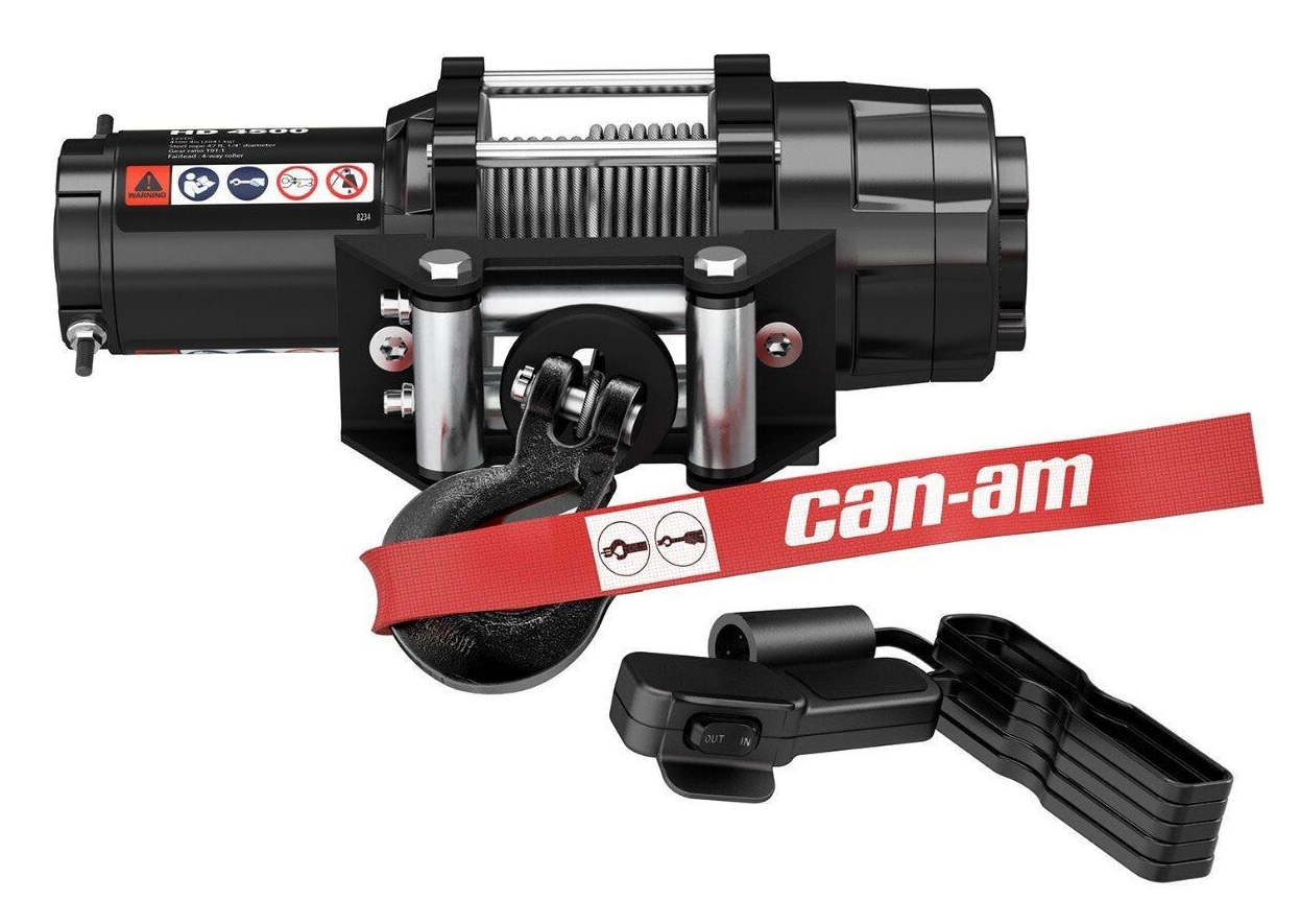 Troliu 2041 kg cablu otel Can-Am HD 4500 Maverick R 715006416