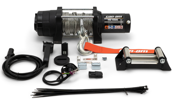 Troliu 2041 kg cablu otel Can-Am HD 4500 Maverick R 715006416