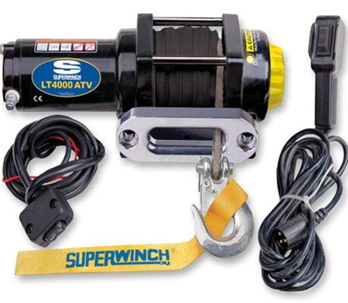 Troliu ATV 1814 kg cablu sintetic Terra LT400 Superwinch