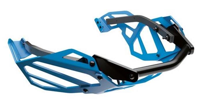 Bara protectie fata snowmobil Ski-Doo Adventure Front Bumper Octane Blue/Black 860201897