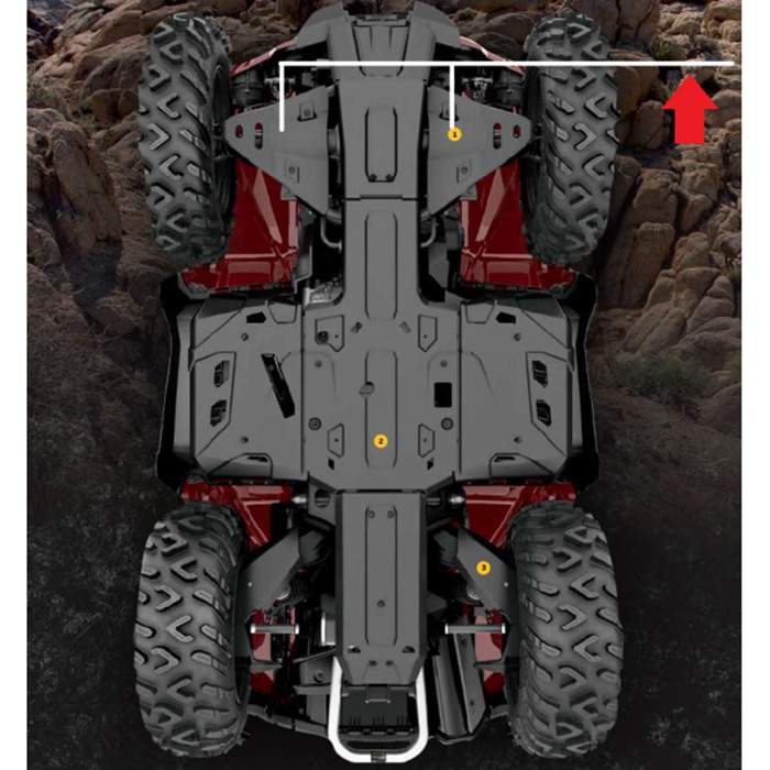 Protectii brat A-Arm G2, G2S Can-Am 715004822