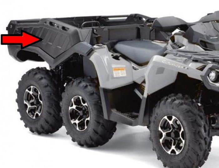Pereti laterali Cargo Wall Kit Can-Am Outlander 6X6 715005153